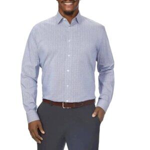 NEW Calvin Klein Men's M Button down Dress Shirt Plaid
